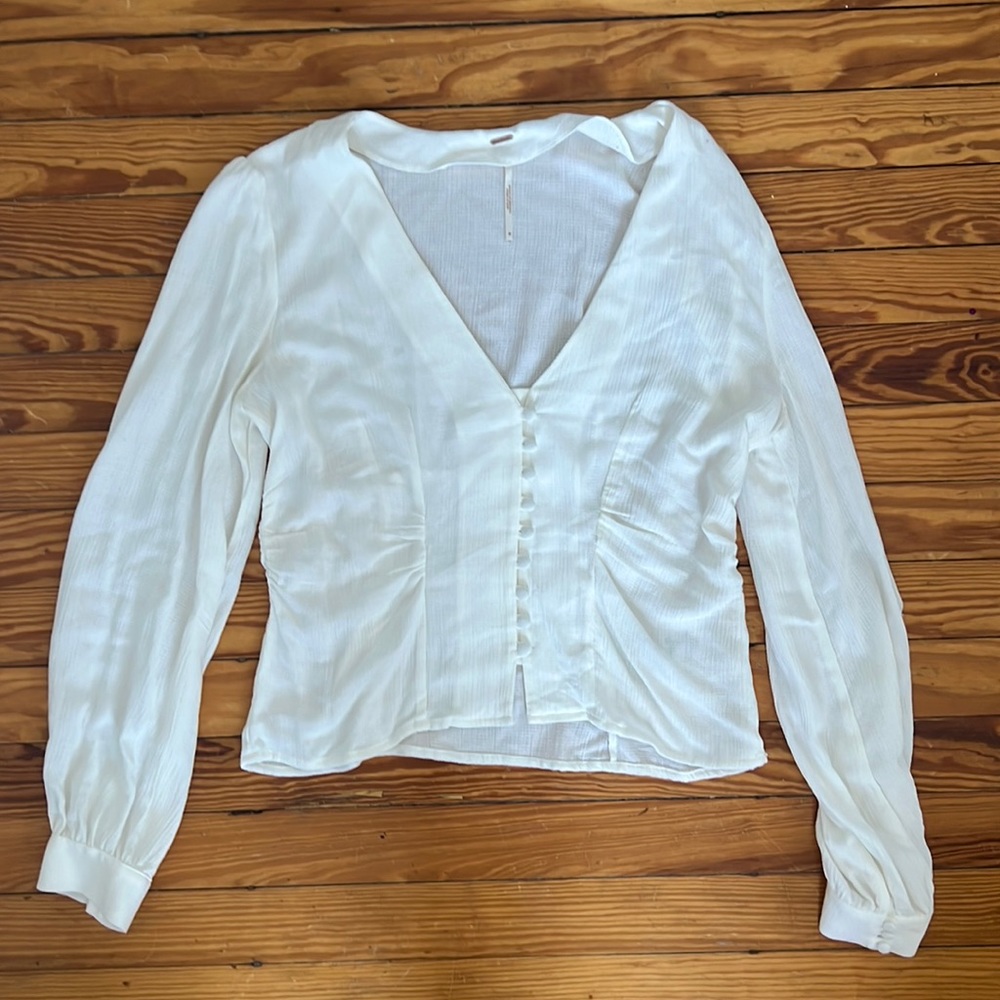 Free people casual button down blouse